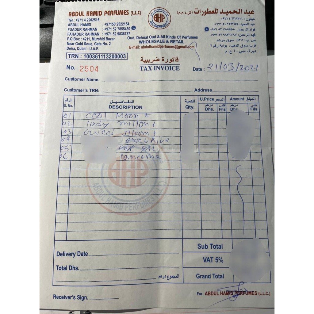 Tinh dầu thiết kế Dubai [Hàng thiết kế] | BigBuy360 - bigbuy360.vn