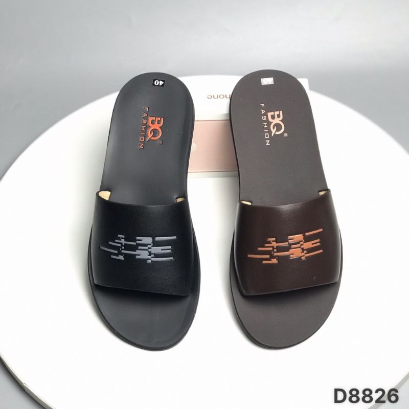 Dép lê bản BQ chất liệu Da xịn thật chính hãng D8826 size 38-43