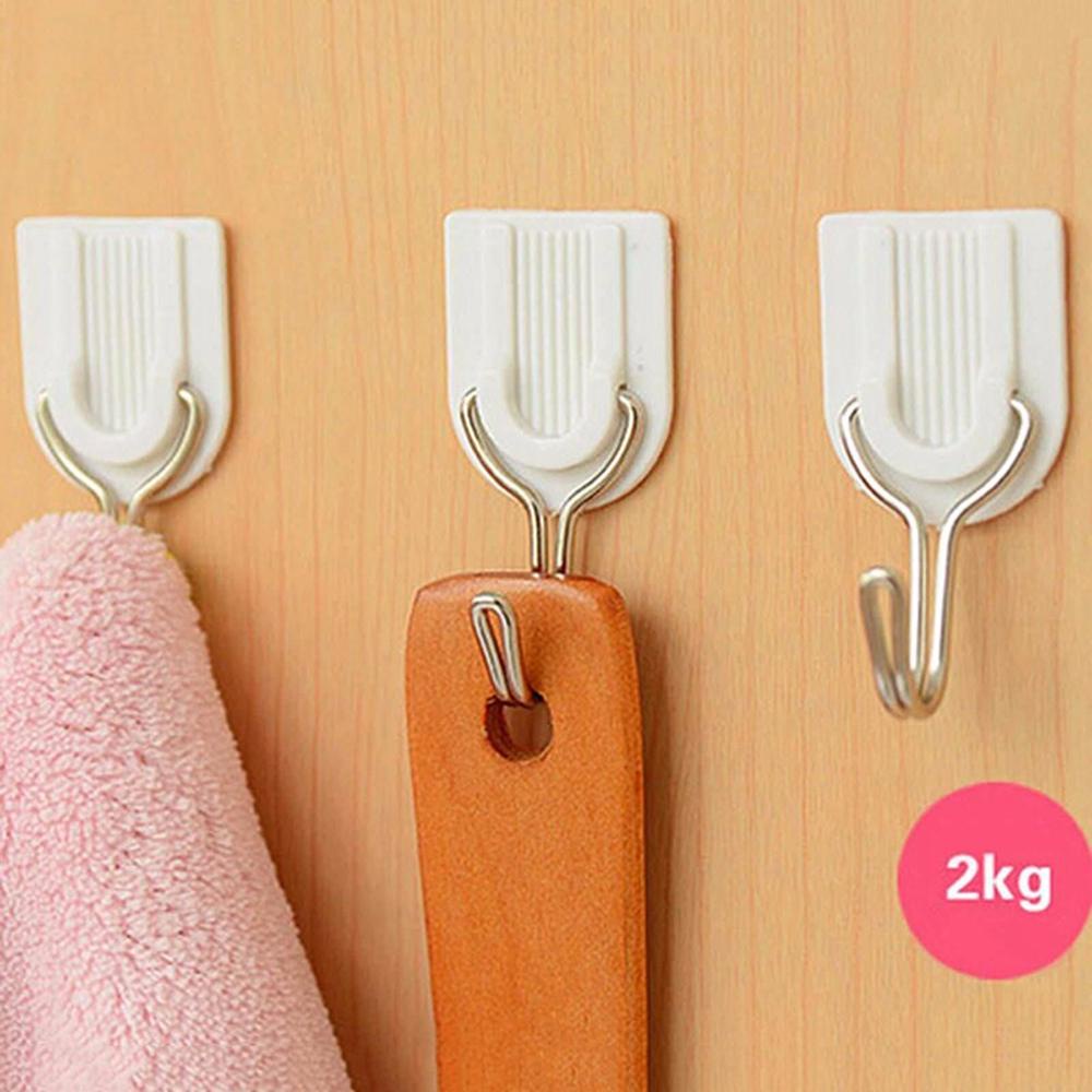Set 6 Móc Treo Đồ Dính Tường Chịu Lực Tốt Đa Năng Cho Nhà Bếp