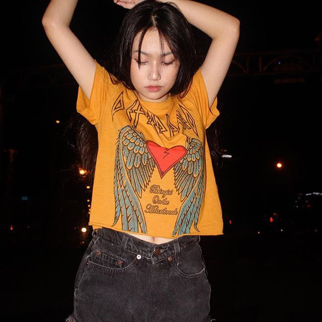 FLYING HEART CROP