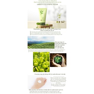 Sữa Rửa Mặt Innisfree Green Tea Cleansing Foam