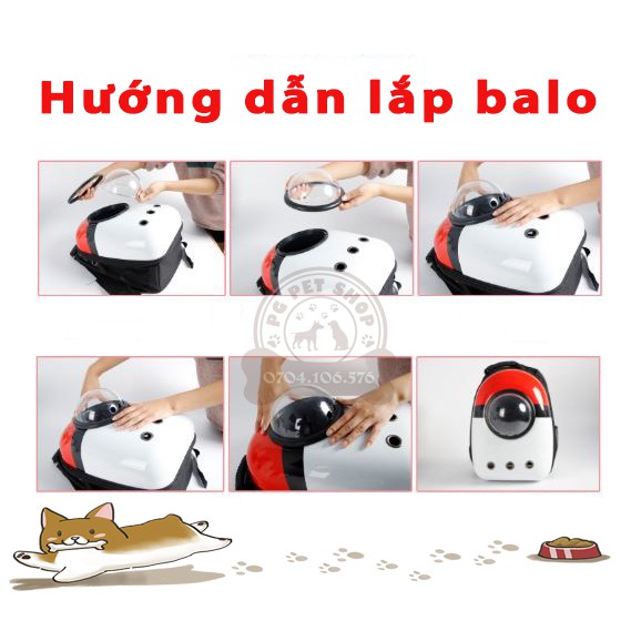 💥FREESHIP - ẢNH TỰ CHỤP💥 Balo Phi Hành Gia Cho Chó Mèo 💥 PK19