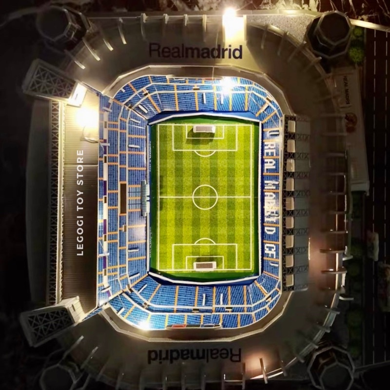 Đồ chơi lắp ráp Legogi giấy 3D mô hình THÀNH PHỐ và SÂN VẬN ĐỘNG BÓNG ĐÁ NỔI TIẾNG