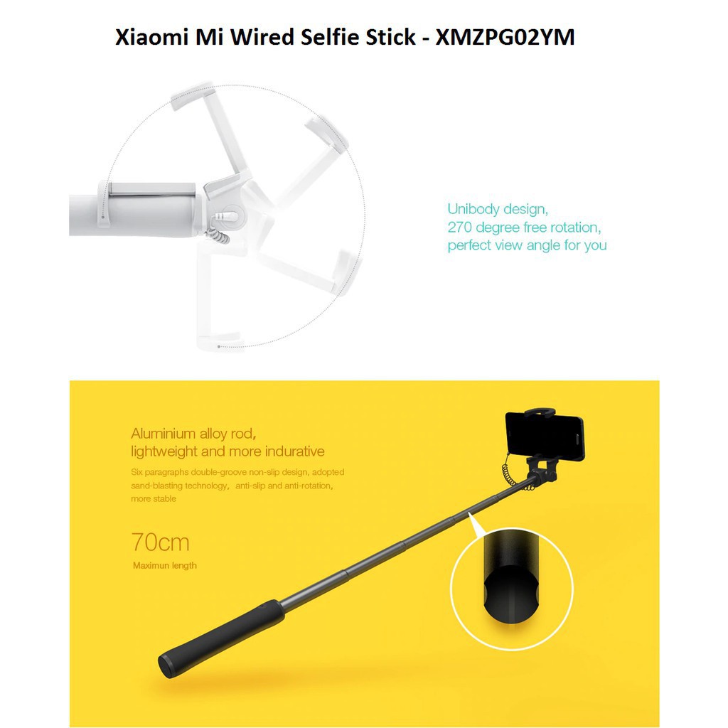 Gậy tự sướng Bluetooth selfie stick tripod Xiaomi 3 chân giá tốt nhất | BigBuy360 - bigbuy360.vn