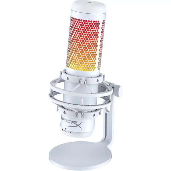 Mic thu âm HyperX Quadcast S White  -Bảo hành 24 tháng