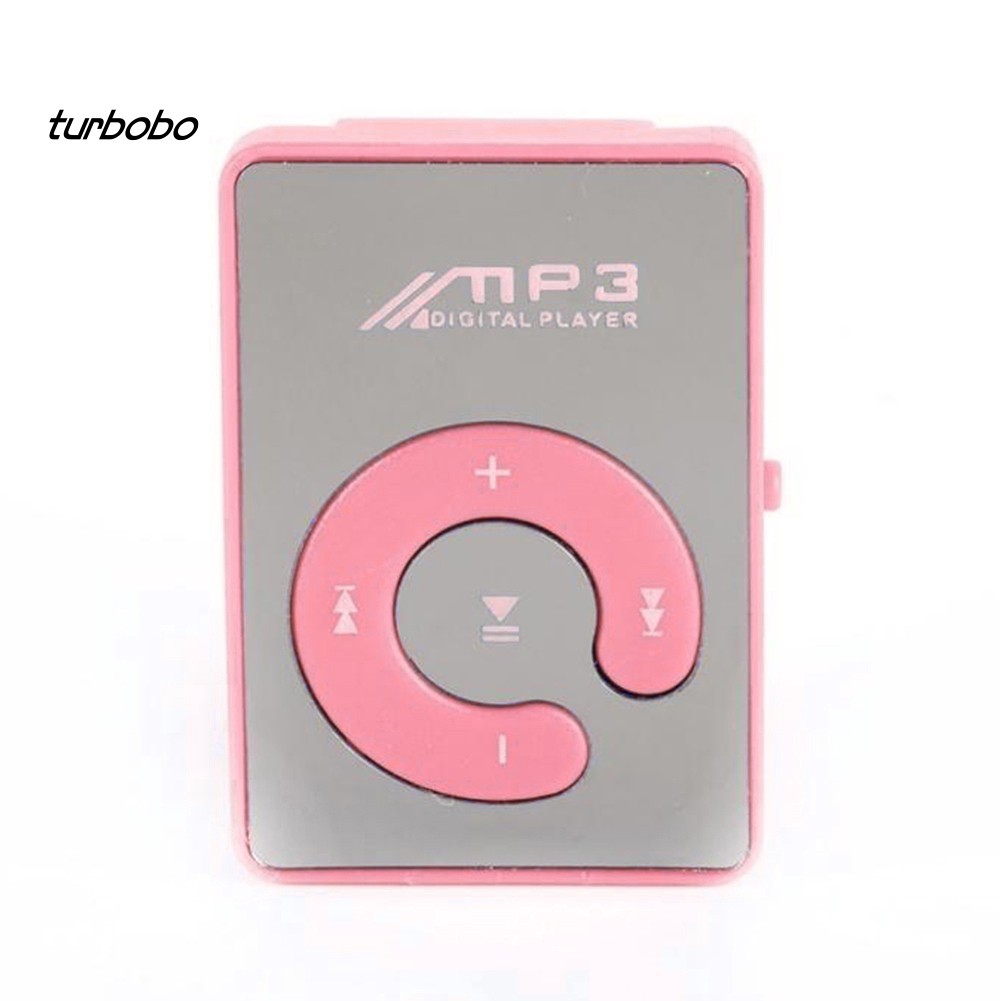 Máy nghe nhạc MP3 mini mặt gương hỗ trợ thẻ nhớ SD TF