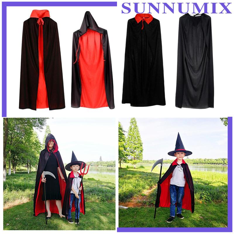 Áo Choàng Dài 150cm Hóa Trang Phù Thủy Phong Cách Gothic Dịp Halloween Cho Nữ