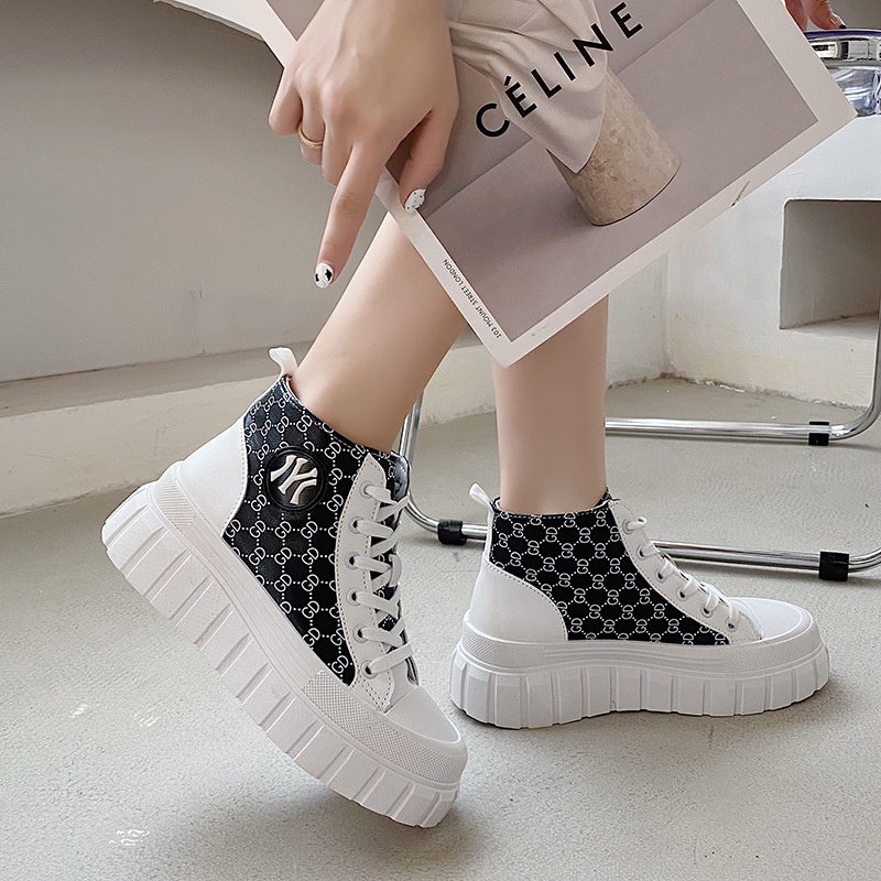 Giày sneaker nữ cổ cao, giày thể thao đẹp đi học đi chơi phong cách hàn quốc G 152 | WebRaoVat - webraovat.net.vn