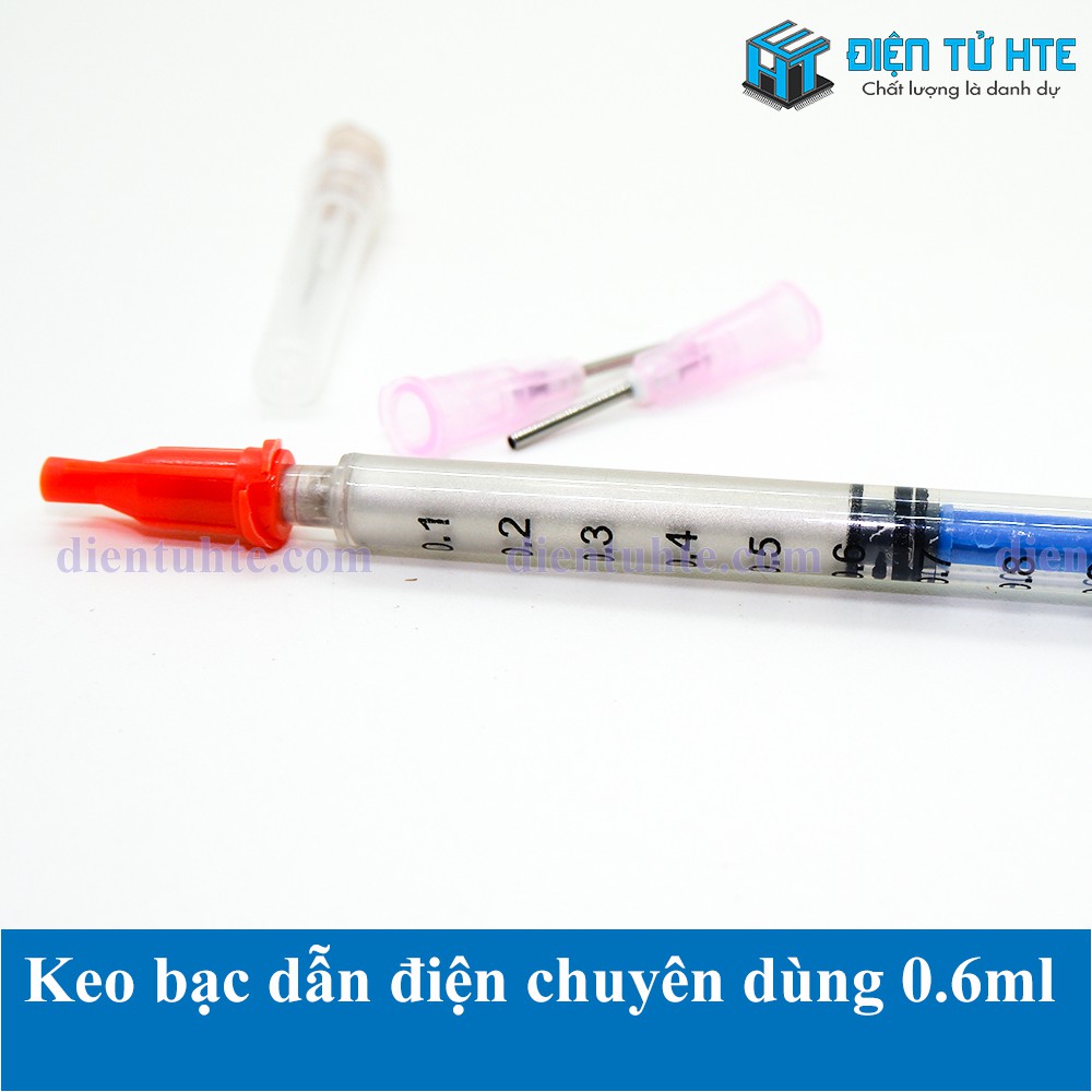 Keo bạc dẫn điện chuyên dùng 0.6ml kèm 3 đầu kim [CN2]