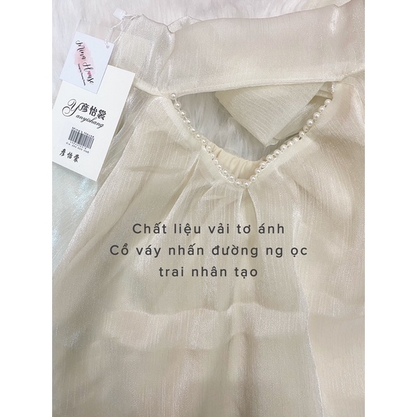 Áo sơ mi tơ óng minashouse