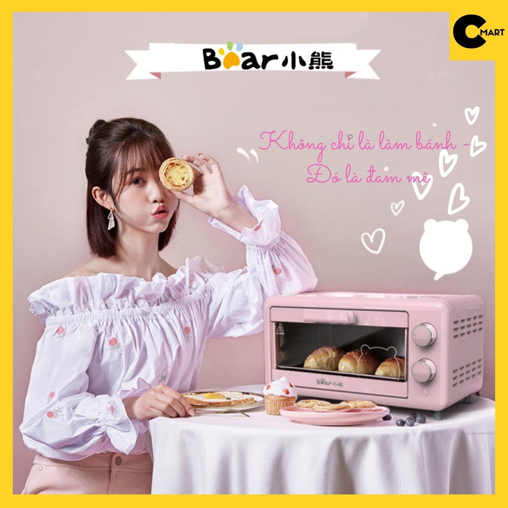 [BEAR🌟] LÒ NƯỚNG 11L BEAR CHÍNH HÃNG DKX-D11B1 [CMART.COM.VN]