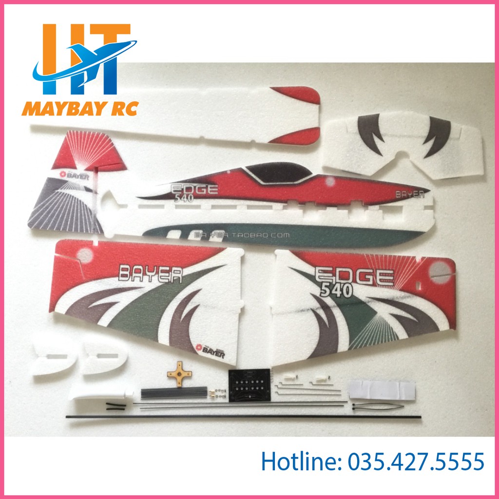 KIT Máy bay điều khiển 3D EDGE540 EPP sải cánh 800mm xốp 9mm