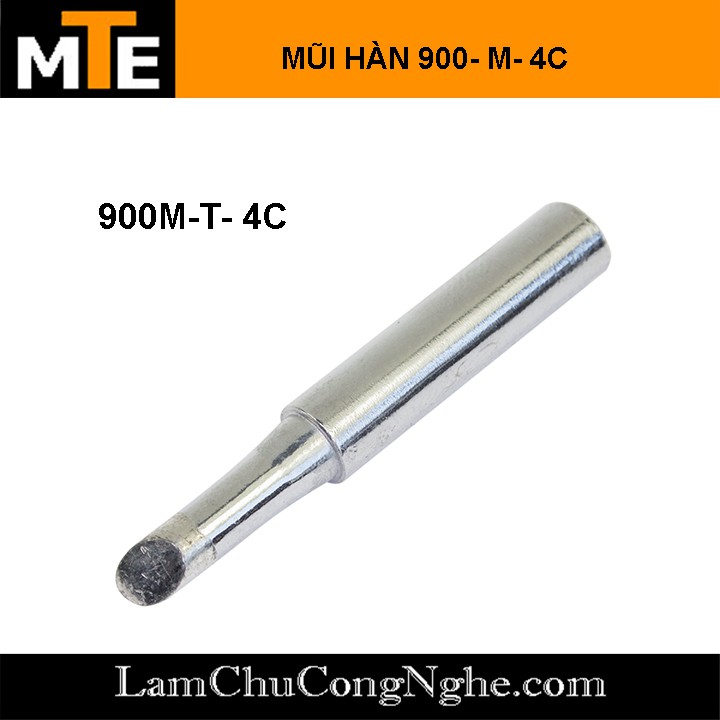 Mũi Hàn Hakko 900M-T-4C Trắng. Mũi hàn thiếc tương thích với mỏ hàn 907, 936...