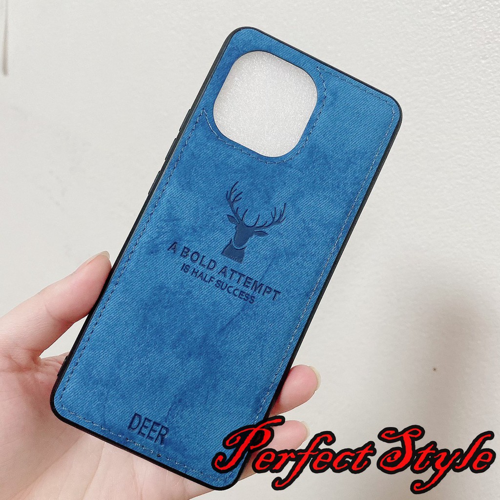 Ốp lưng Vải jean, Họa tiết Deer cho Xiaomi mi 11