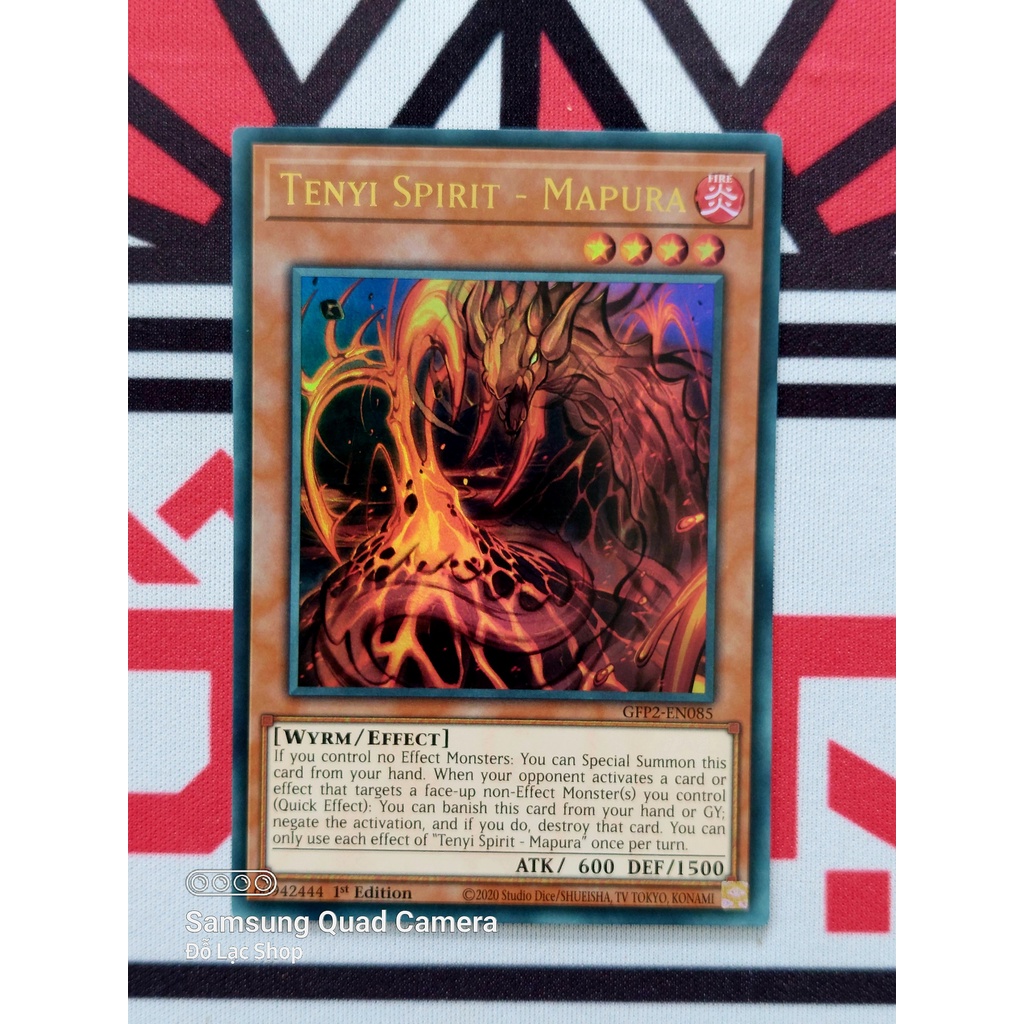 Thẻ Bài Mint90 Yugioh Monster Tenyi Spirit - Mapura