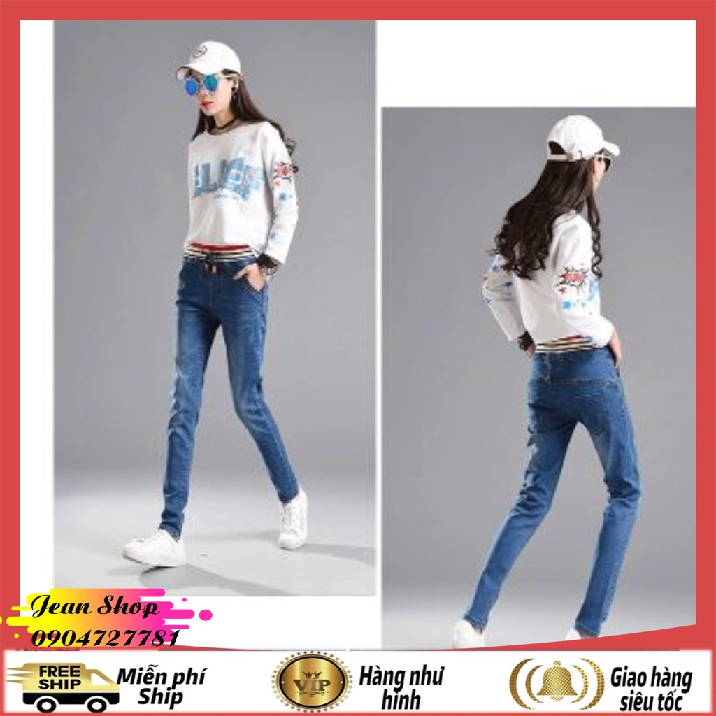 Quần Jean nữ giá rẻ 🍎FREE SHIP🍎 Giảm 10K Nhập [QUAN JEAN] Quần ống bó nữ hàng Quảng Châu  cao cấp Q33 | BigBuy360 - bigbuy360.vn