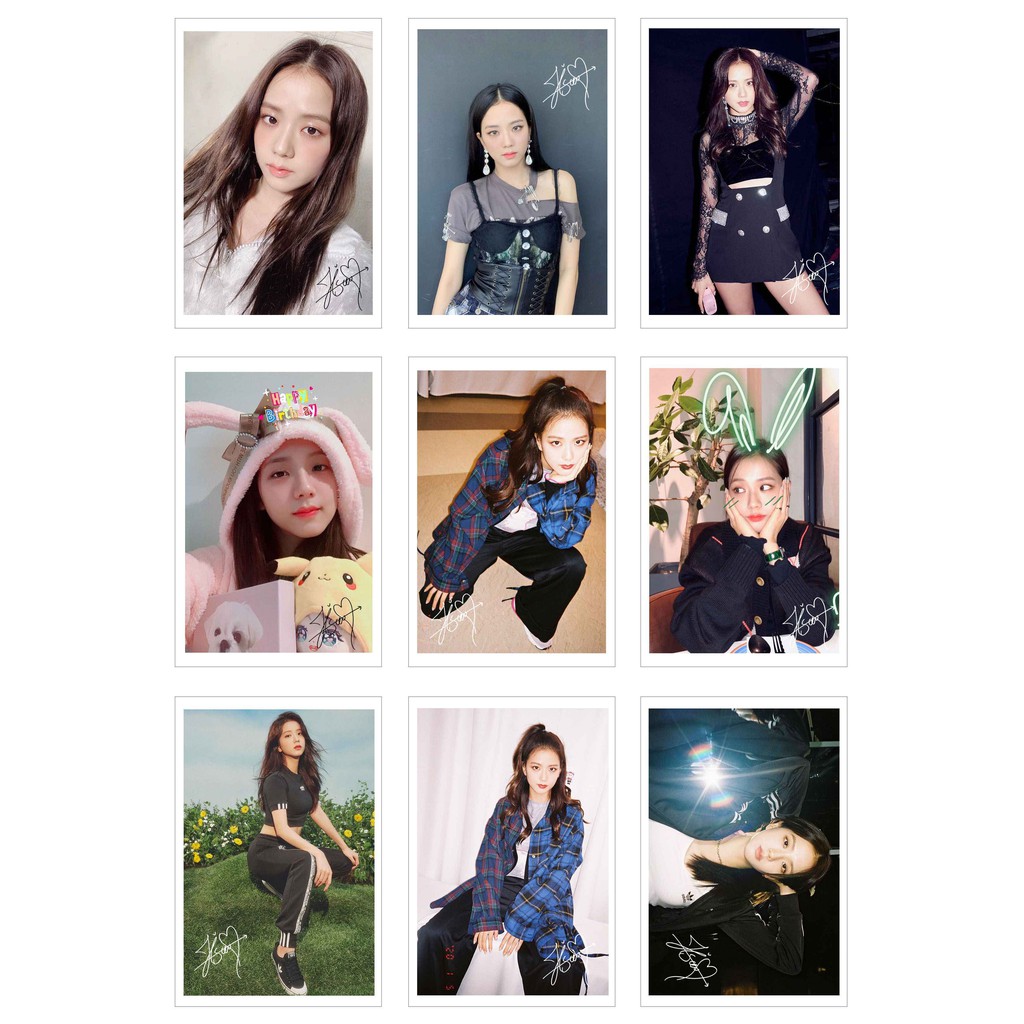 [Ép Lụa] Lomo Card Ảnh JISOO BLACKPINK có chữ ký ( 54 ảnh)