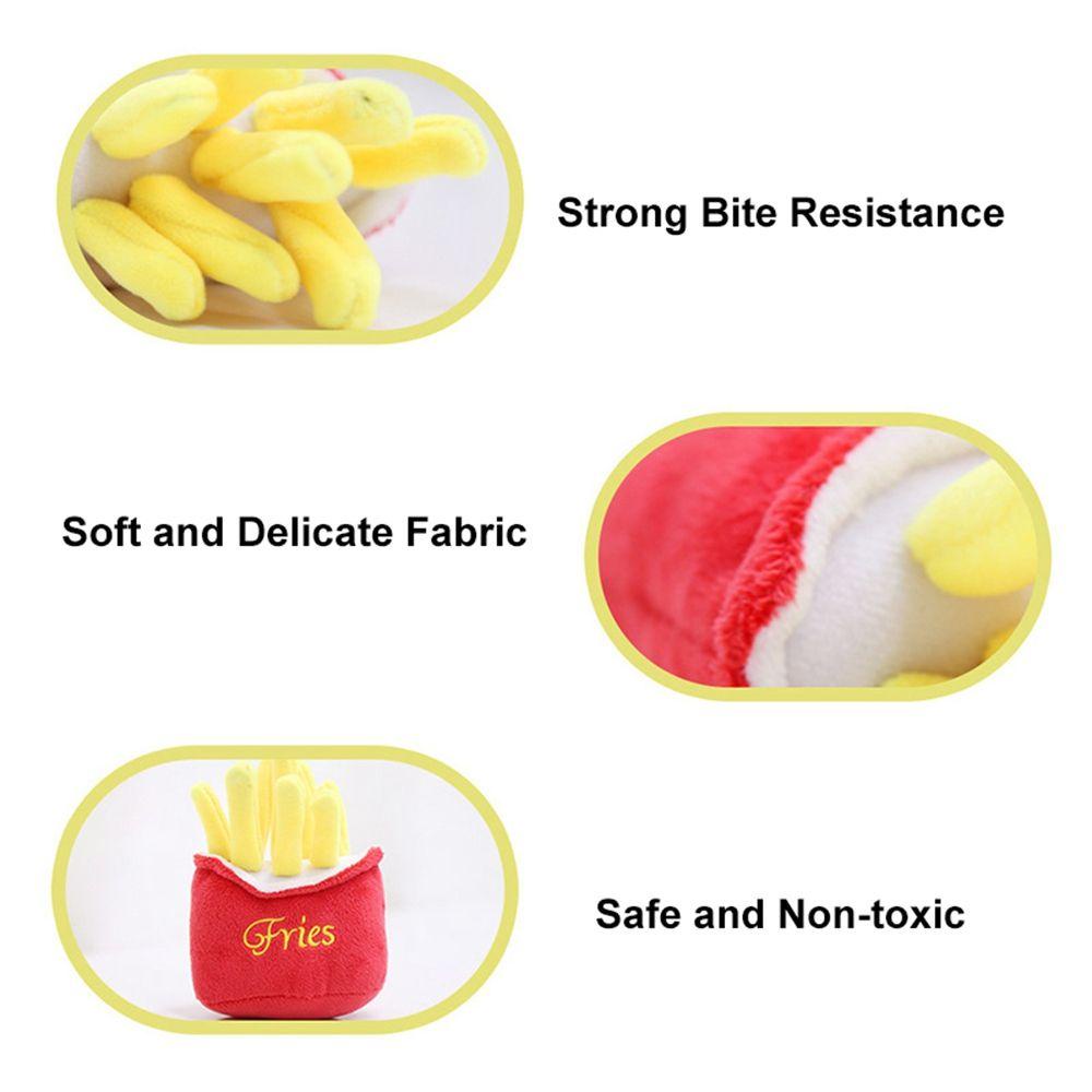 Đồ Chơi Hình Bánh Hamburger Chống Cắn Siêu Bền Cho Thú Cưng