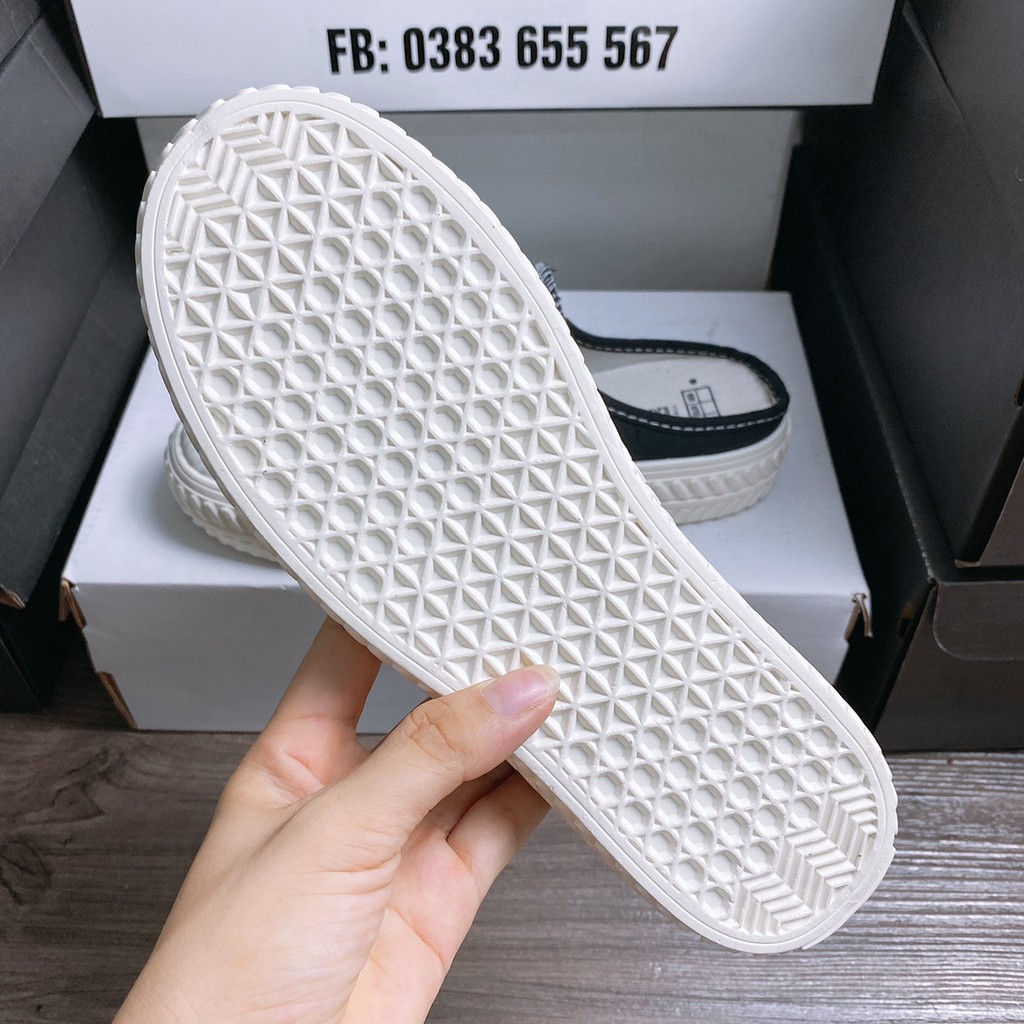Giày thể thao Sục MLB Ny Đạp Gót  MÀU ĐEN TRẮNG  Hot Hit 2020 Bản Đẹp , giày dép nam nữ sneaker lười full box | BigBuy360 - bigbuy360.vn