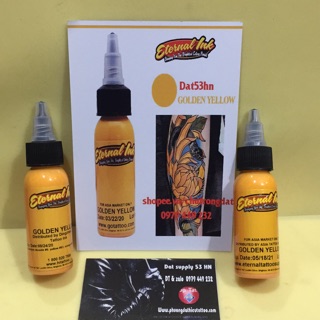 Mực xăm Eternal mầu Golden Yellow