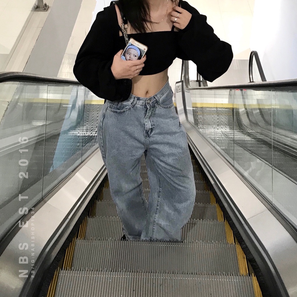 Set Áo Croptop Nữ Tay Dài Ulzzang Mã STD001 (ẢNH THẬT) - Nabishop1234