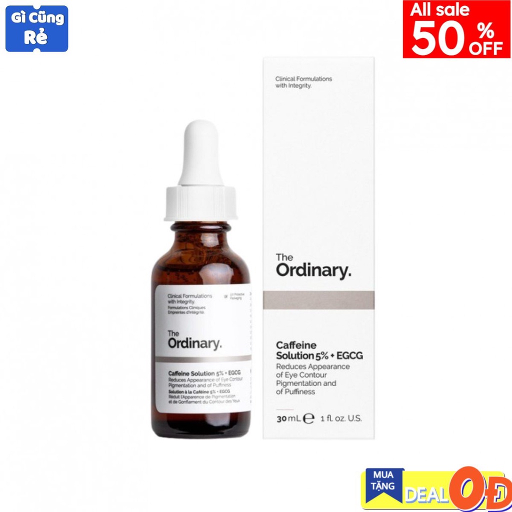 Serum mắt Caffeine Solution 5% + EGCG - The Ordinary Canada 30ml