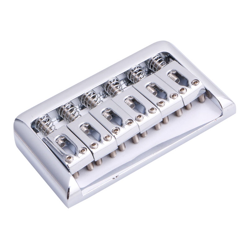 Cầu Đàn 6 Dây Bằng Chrome Mary Cứng Cáp Chuyên Dụng Cho Guitar Điện