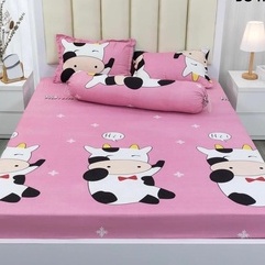 (Bộ 4 Món) Ga Gối , Ga Gối Poly Đẹp Mê Ly Được Chọn Mẫu Và Xem Hàng Thoải Mái Hn