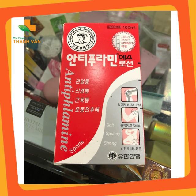 [Chất lượng] Dầu nóng xoa bóp Antiphlamine Hàn Quốc 100ml Cao cấp