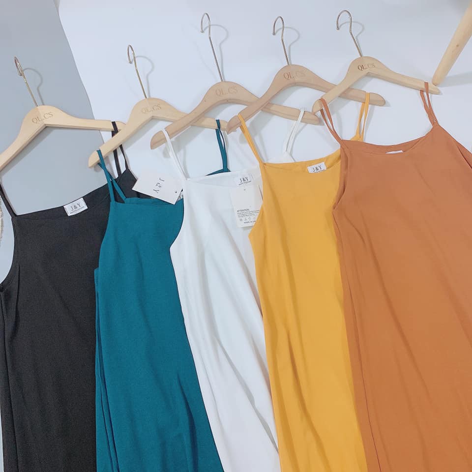 [Mã FAMAYWA2 giảm 10K đơn 50K] (Sỉ Tận Gốc) Váy Hai Dây Đũi Trơn Dáng Basic | BigBuy360 - bigbuy360.vn