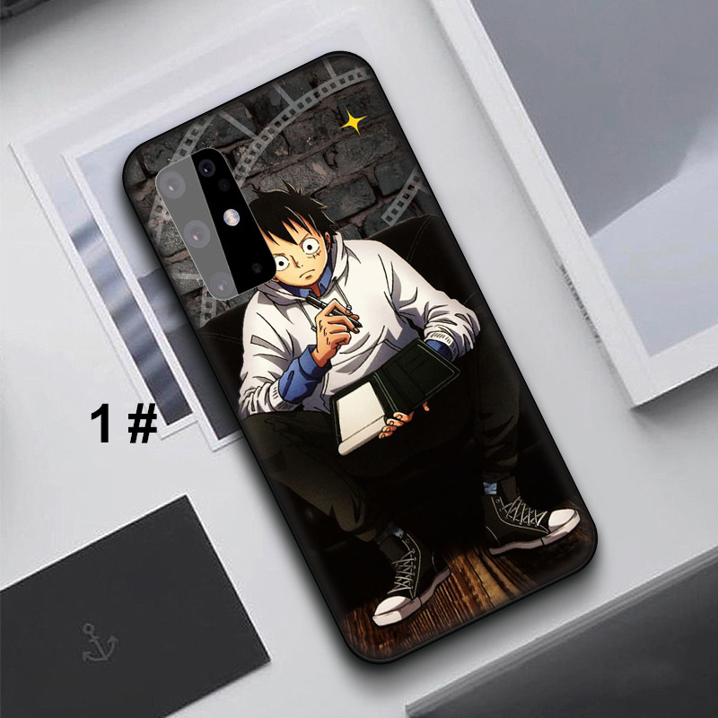 Samsung Galaxy A9 A8 A7 A6 Plus A8+ A6+ 2018 A5 A3 2016 2017 Protective Soft TPU Case 25LF Cartoon one piece Luffy Casing Soft Case