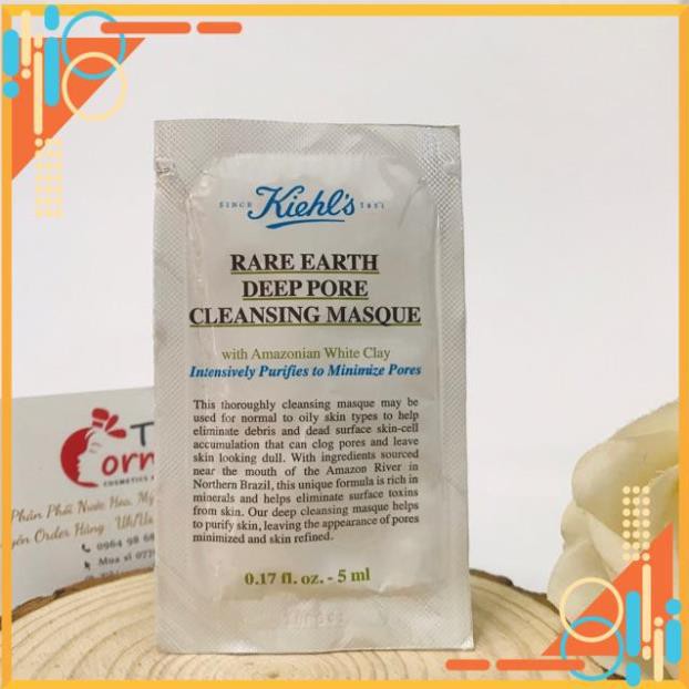 [Chính hãng] [Giá Rẻ Số 1] Mặt nạ đất set Kiehl’s Rare Earth Deep Cleansing Masque 5ml