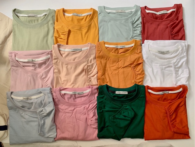 ÁO THUN TAY DÀI BO CHUN STYLE ULZZANG CHO CÔ NÀNG BÁNH BÈO