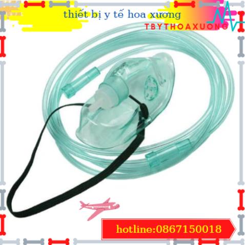 MẶT NẠ THỞ OXY KHÔNG CÓ TÚI, MASK THỞ OXY OXYGEN KHÔNG CÓ TÚI