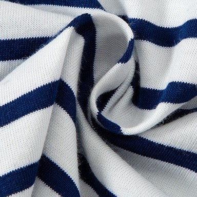 Áo thun SOFFNY cotton tay ngắn in họa tiết kẻ sọc ngang thời trang mùa hè dành cho trẻ em