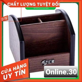 Ống Cắm bút khay cắm bút gỗ xoay,360 Độ ShengMu SM 6004, rotating.....