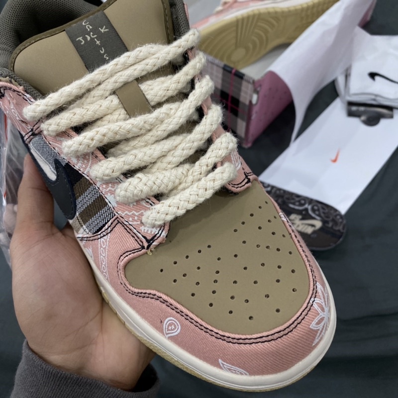 GIÀY SB. DUNK TRAVIS COT NÂU CAM SC [ FULL BOX + FREE SHIP ]