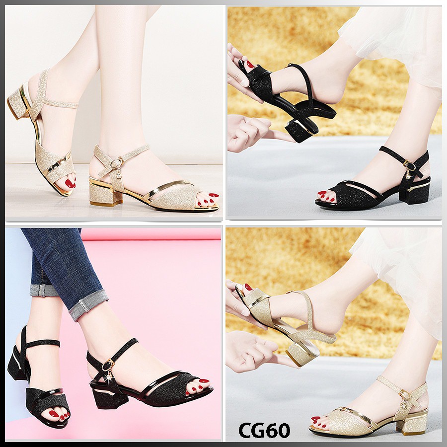 👠[SALE CÓ HẠN]Sandal đế thấp cao cấp -CG60