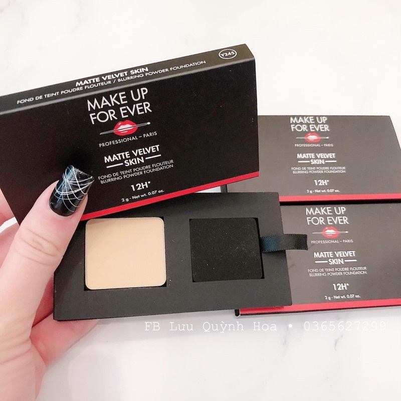 Phấn phủ nén Make Up For Ever Matte Velvet Skin 12h 2gr