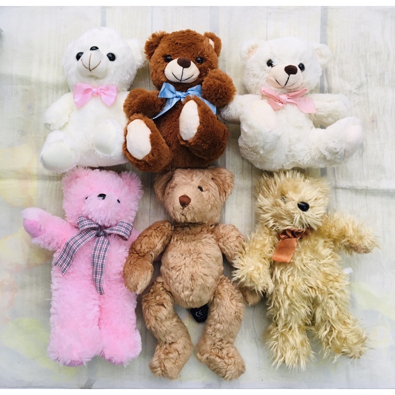 Gấu bông teddy size 15-28cm( chọn mẫu)