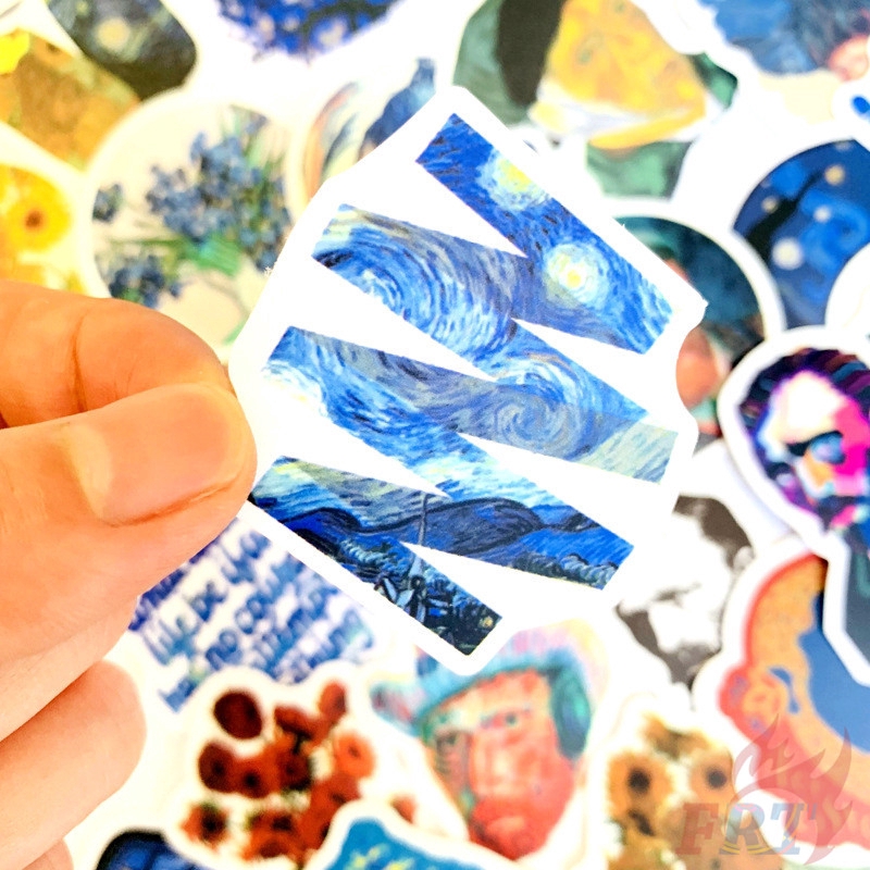 ❉ Vincent Willem van Gogh - Series 02 Stickers ❉ 50Pcs/Set DIY Fashion Decals Doodle Stickers