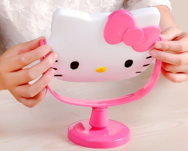 Gương để bàn Hello Kitty