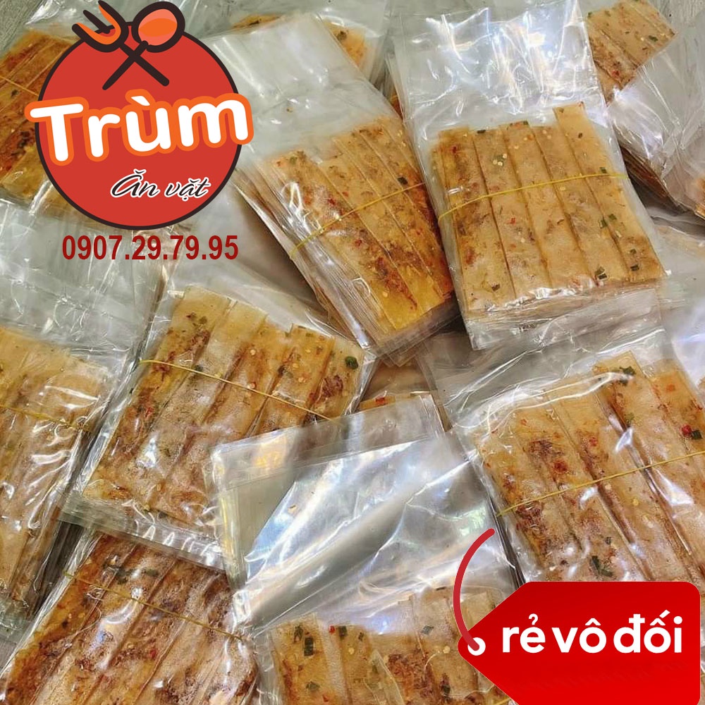 Bánh tráng cuộn hành phi thơm ngon dẻo tôm - Trùm Ăn Vặt