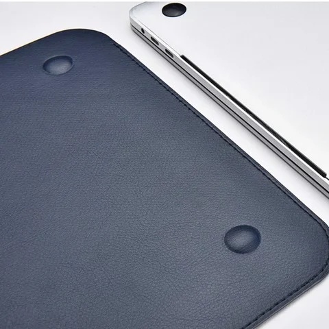 Túi Chống Sốc Laptop/ Bao da Macbook 13&quot; WIWU Pro Skin II (2 Màu) thiết kế siêu mỏng, gọn nhẹ, thời trang