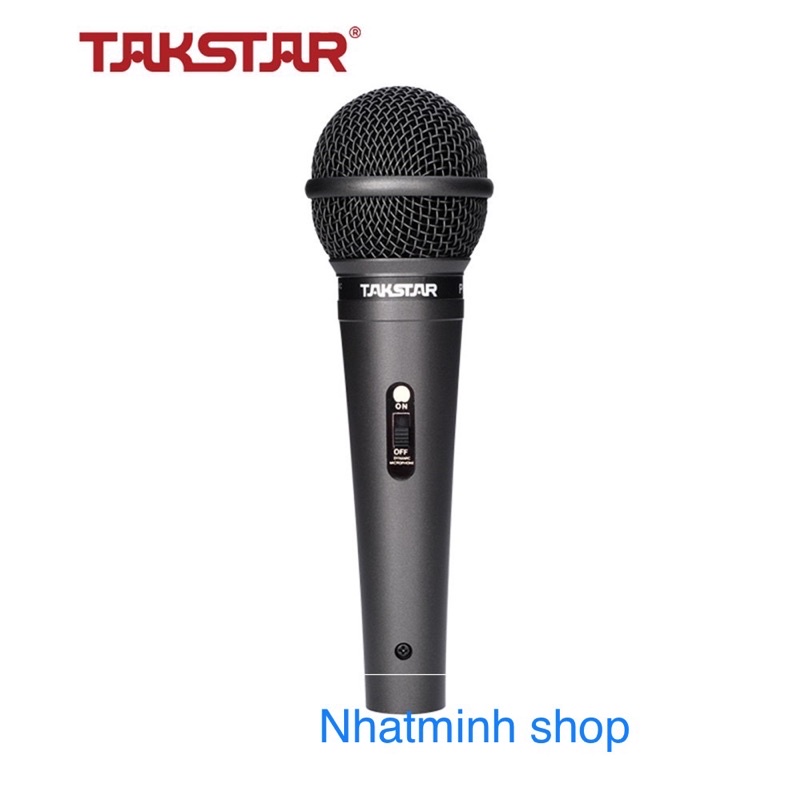 Mic Karaoke có dây Takstar Pro-38, hát cực hay, chống hú,hàng bảo hàng 6 tháng.