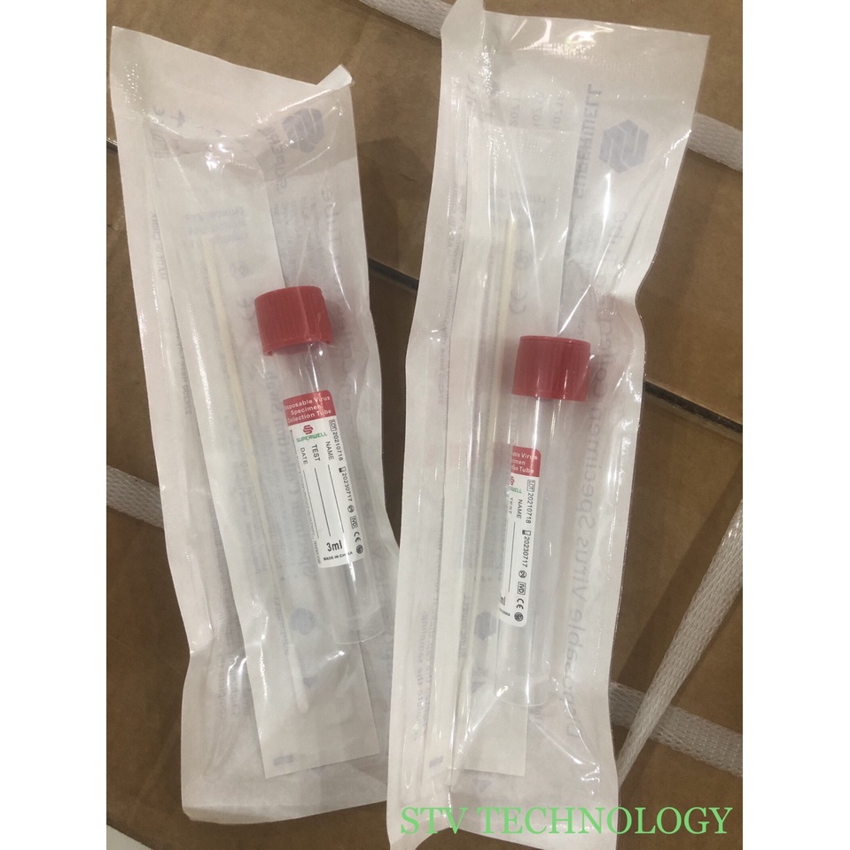 Bộ Ống Môi Trường Xét Nghiệm Pcr Jun Nuo (1 Ống 1 Que)