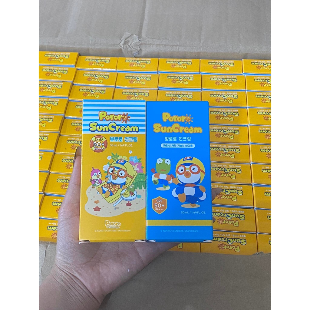 Kem chống nắng trẻ em Pororo