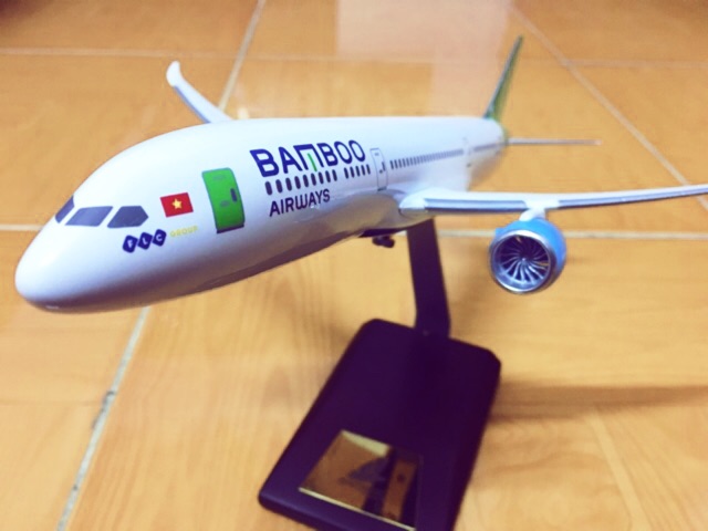 Mô hình máy bay Bamboo Airways Boeing 787-9 Dreamliner 1:200