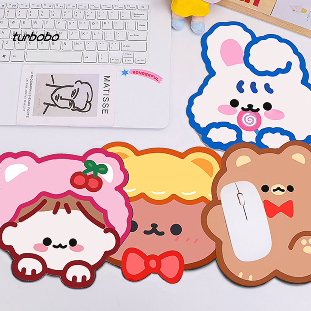 Tấm Lót Chuột Máy Tính Để Bàn Chống Trượt Hình Thỏ Dễ Thương