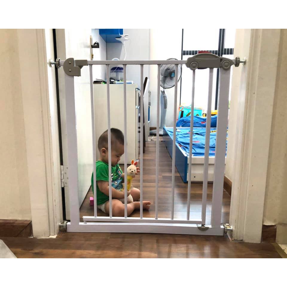 Thanh chắn cửa, chắn cầu thang chính hãng Mastela D04 bảo vệ an toàn cho bé, Không cần khoan tường, có thể thanh mở rộng